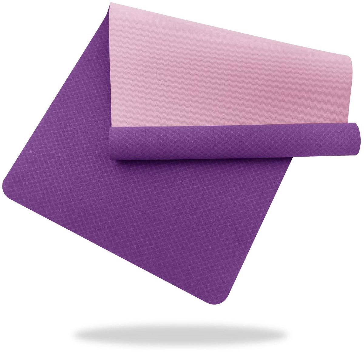 Dailygoods- Yogamat XXL - Antislip Sportmat - TPE Fitnessmat - Gymnastiekmat - Trainingsmat - 190 x 80 x 0,6 cm - Dubbelzijdig Antislip