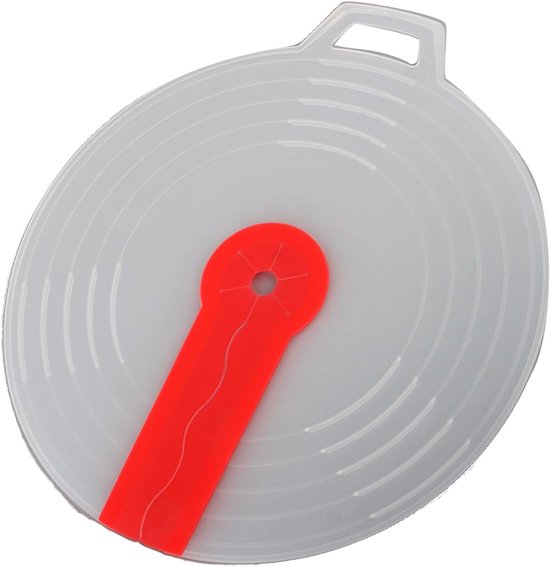Mixer Spatbescherming - Komdeksel Spatscherm - Schoon Mixen - Transparant Ontwerp - 30 cm Diameter - Transparant — afbeelding 2