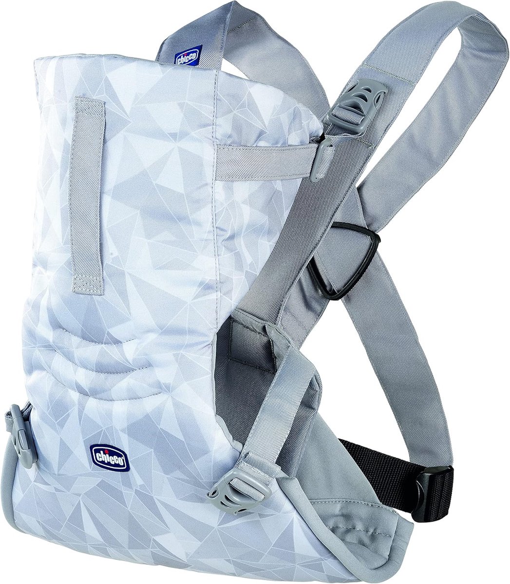 Draagzak Baby - Draagsysteem Buikdrager - Baby Dichtbij Dragen - Ergonomisch M-Zitje - Tot 9 kg - Grijs
