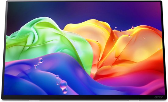 Acer PE0 PE160WUT Draagbare OLED Touch Monitor, 16 inch, WQXGA+ 2880 x 1800, 120 Hz, HDR10, USB-C, HDMI