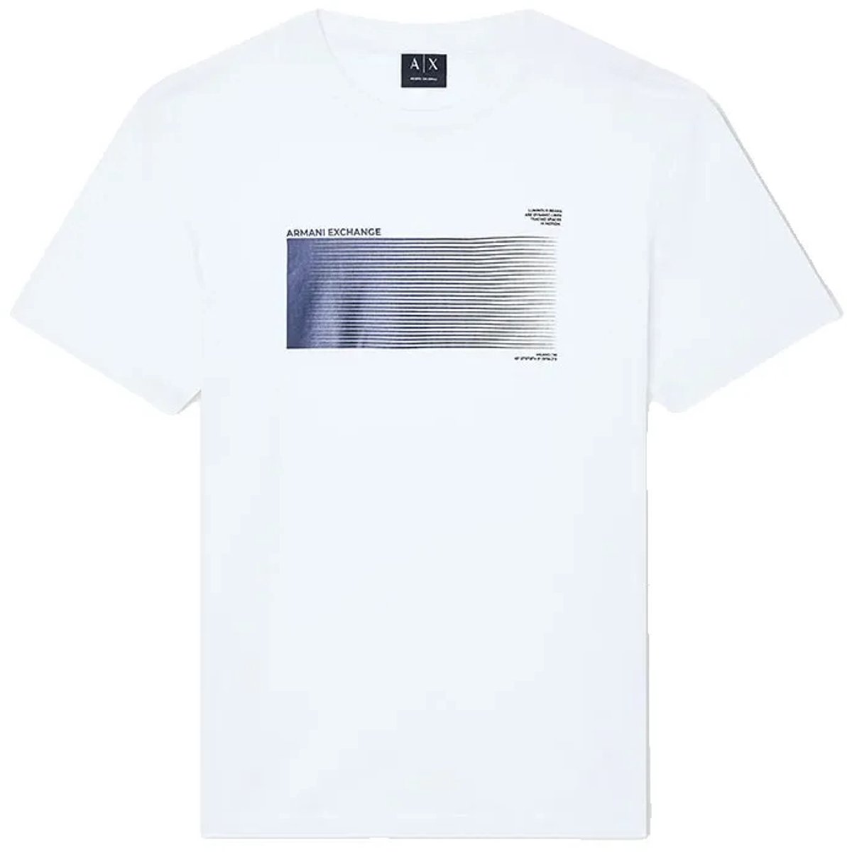 Armani Exchange Xm002520_af10334 T-shirt Met Korte Mouwen Wit L Man
