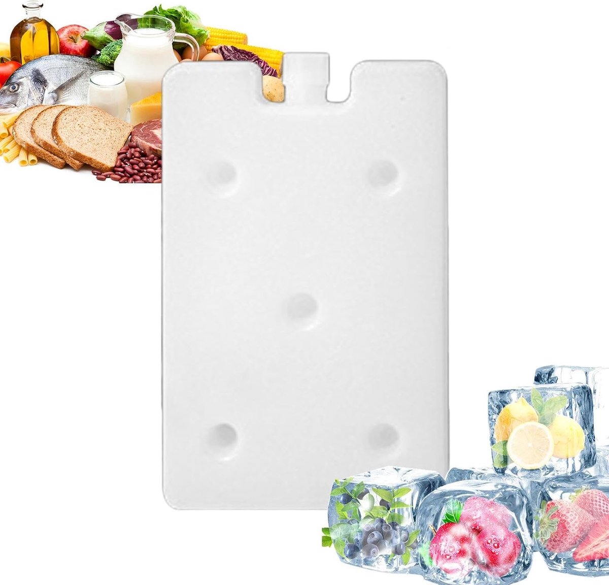 IJspakketten - Koelblokken - Koel houden - Herbruikbaar en langdurig - 400 ml - Blauw