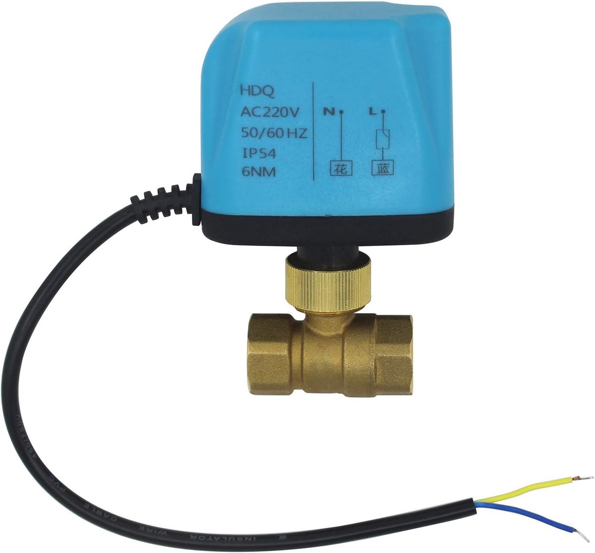 Elektrische Kogelkraan - Motorkogelkraan Klep - Automatische Vloeistofregeling - Normaal Open - 1/2 inch - Metaal