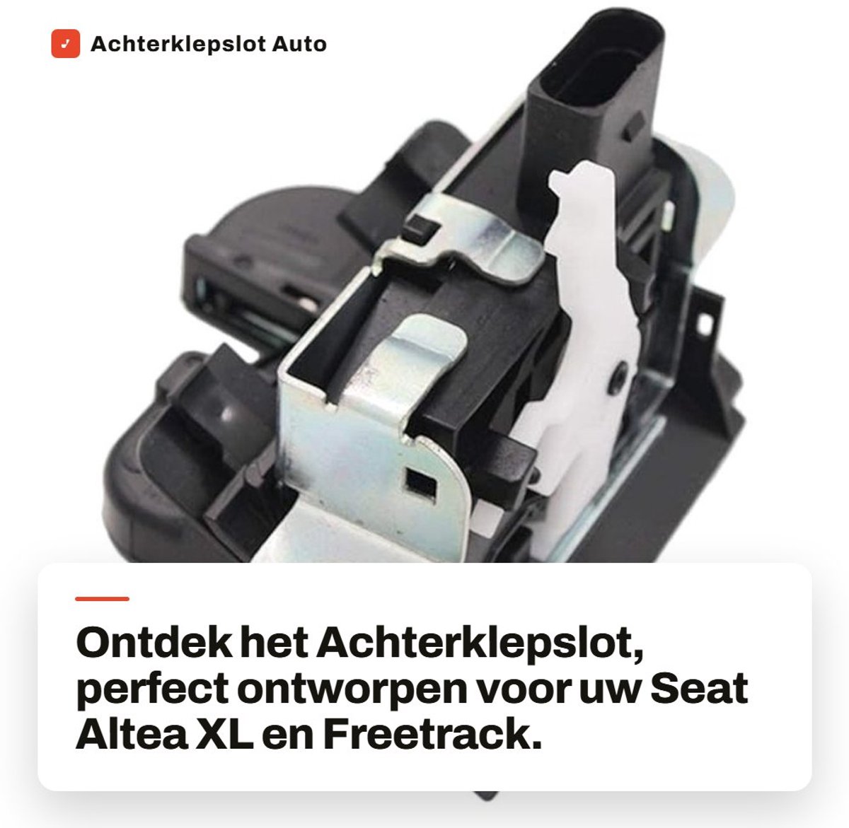Dailygoods- Achterklepslot OEM-normen - Compatibel met Seat Altea XL/Freetrack - Hoogwaardige materialen - Kwaliteitscontrole - Onderdeelnummer 5P8827505 - Slot