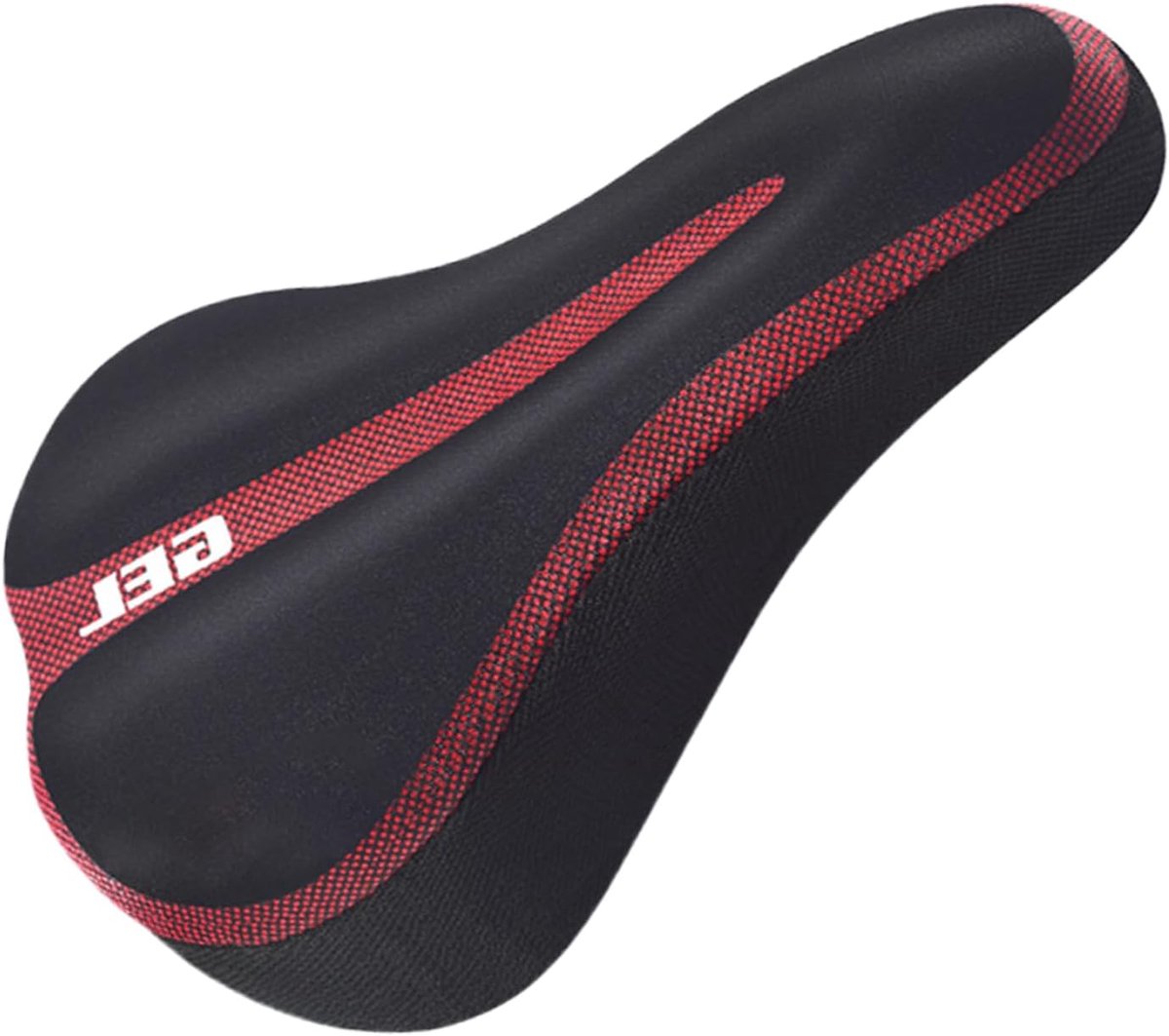 Fietskussen - Zadelhoes - Comfortabel Fietsen - Trillingsdempend Schuim - 29.5x17cm - Rood