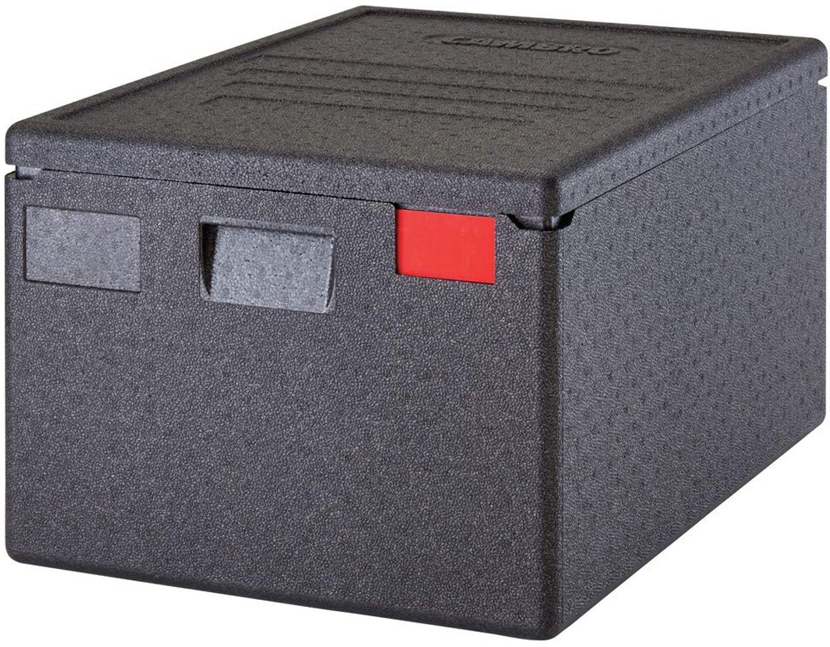 Geïsoleerde Bovenlader - Voedseltransport Box - Voedsel Bezorgen - Lichtgewicht Ontwerp - 80 Liter - Zwart