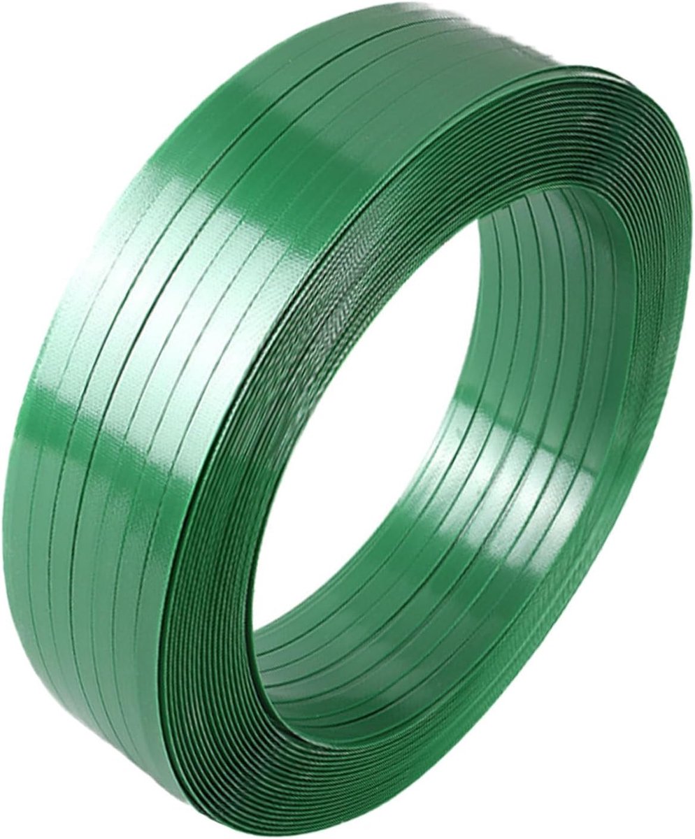Omsnoeringsrol Polyester - Verpakking band - Goederen Vastzetten - UV Waterbestendig - 16 mm Breed - Groen