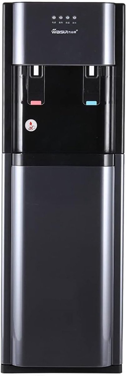 Waterdispenser - Drankautomaat - Koud Warm Water - Drukbeker Tappen - 93.5 cm Hoog - Zwart