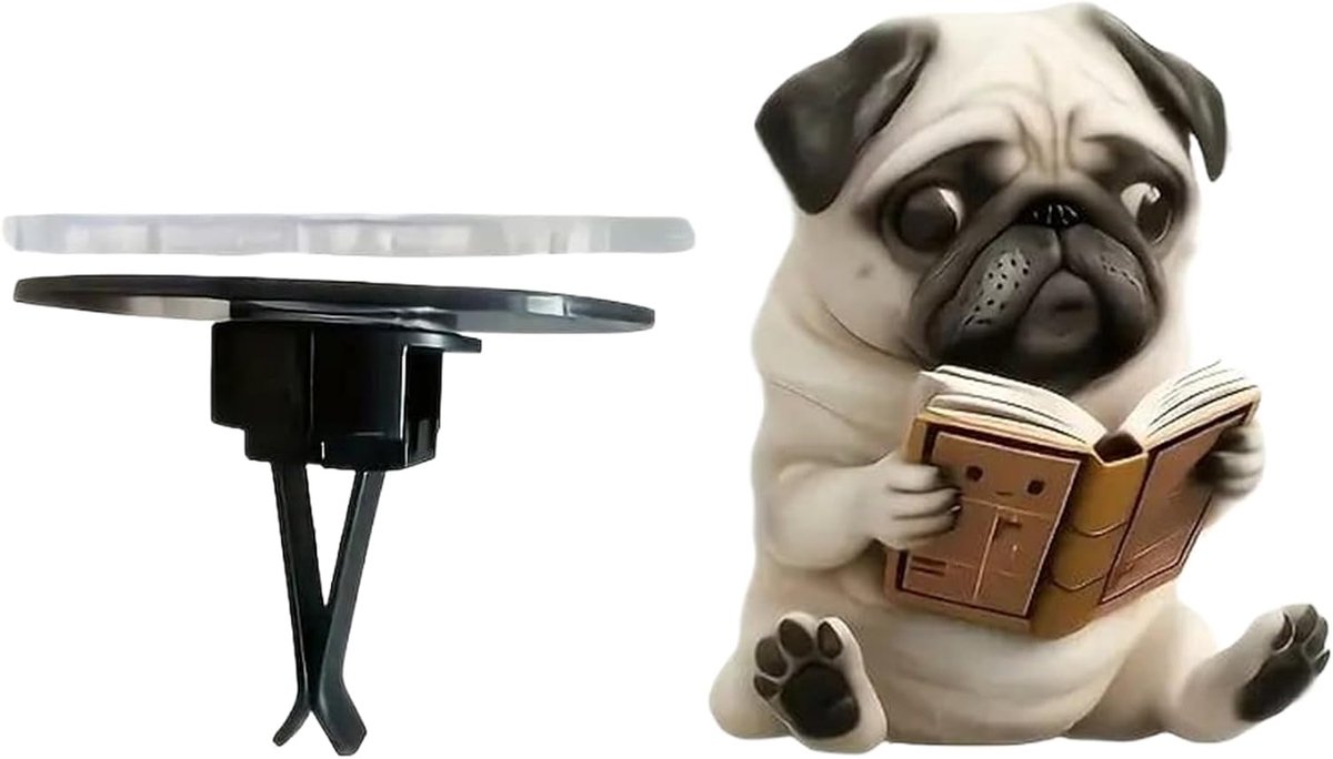 Auto Luchtverfrisser - Ventilatie Clip - Frisse Geur - Schattig Design - 6 x 5 cm - Transparant