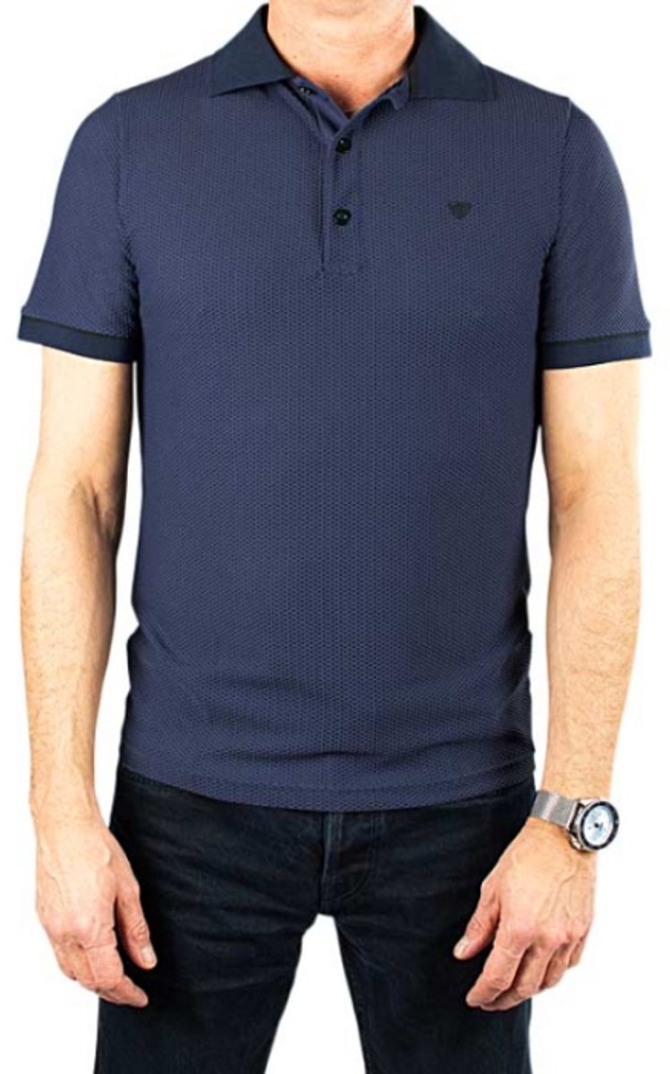 Shirt Vincere Technical Mesh Polo Men -50/L - Navy Blue