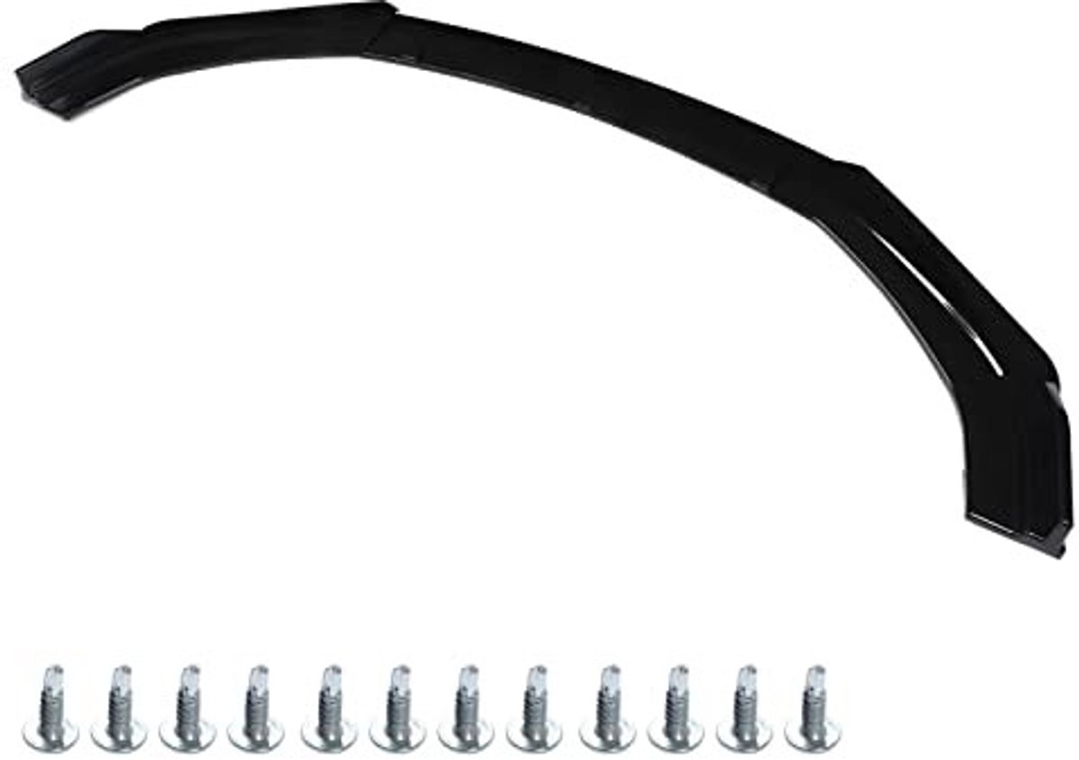 Dailygoods- Voorbumperlip Glanzend Zwart - ABS Bodykit - Universele Voorspoilerlip - Sportieve Esthetiek - Hoge Taaiheid - Verbeterde Rijervaring - Voorspoiler