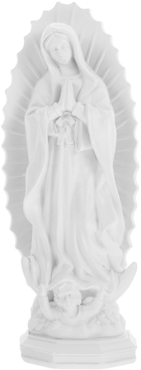 Dailygoods- Standbeeld Maagd Maria - Mini Ornament - Katholiek Beeld - Tafeldecoratie - Religieuze Sculptuur - Delicaat Design - Beeldje