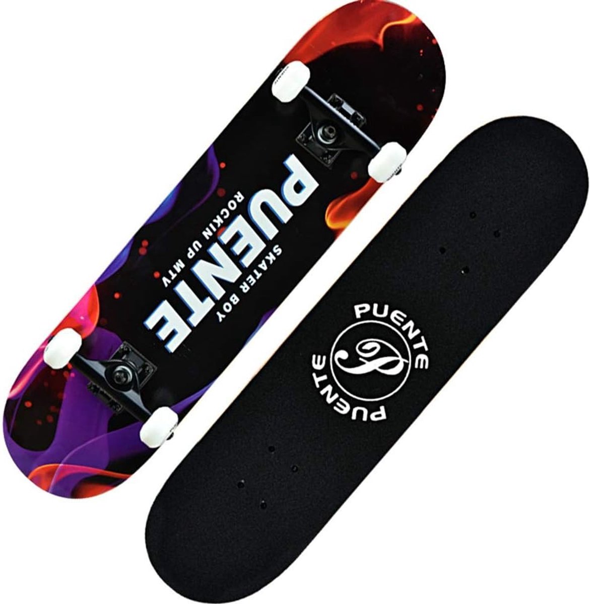 Skateboard Compleet Outdoor Scooter Straat Rijden 8 Lagen Esdoorn 31 Inch Gekleurd