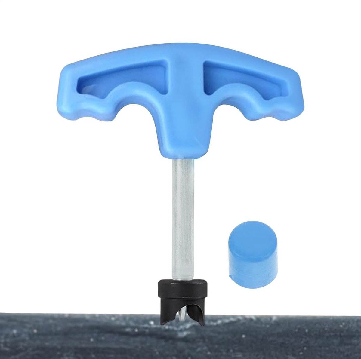 Irrigatie Pons - Slang Perforator - Tuin Bewatering - Versterkt Roestvrij Staal - 16mm 20mm - Zwart