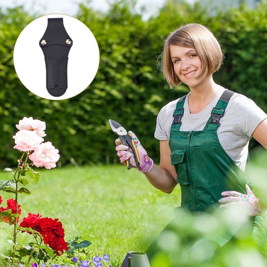 Dailygoods - Lederen Holster voor Tuingereedschap met Clip van Dailygoods — afbeelding 4