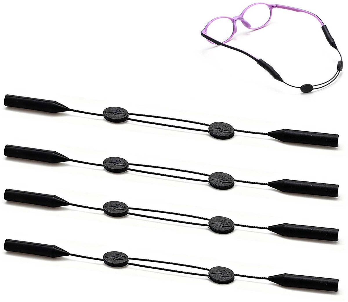 Dailygoods- Sportbrillenkoord verstelbaar - 4 stuks