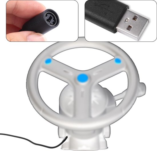 NTH products - 3 Stuks USB Breakaway Kabel voor Racing Wheels van nth-products — afbeelding 5