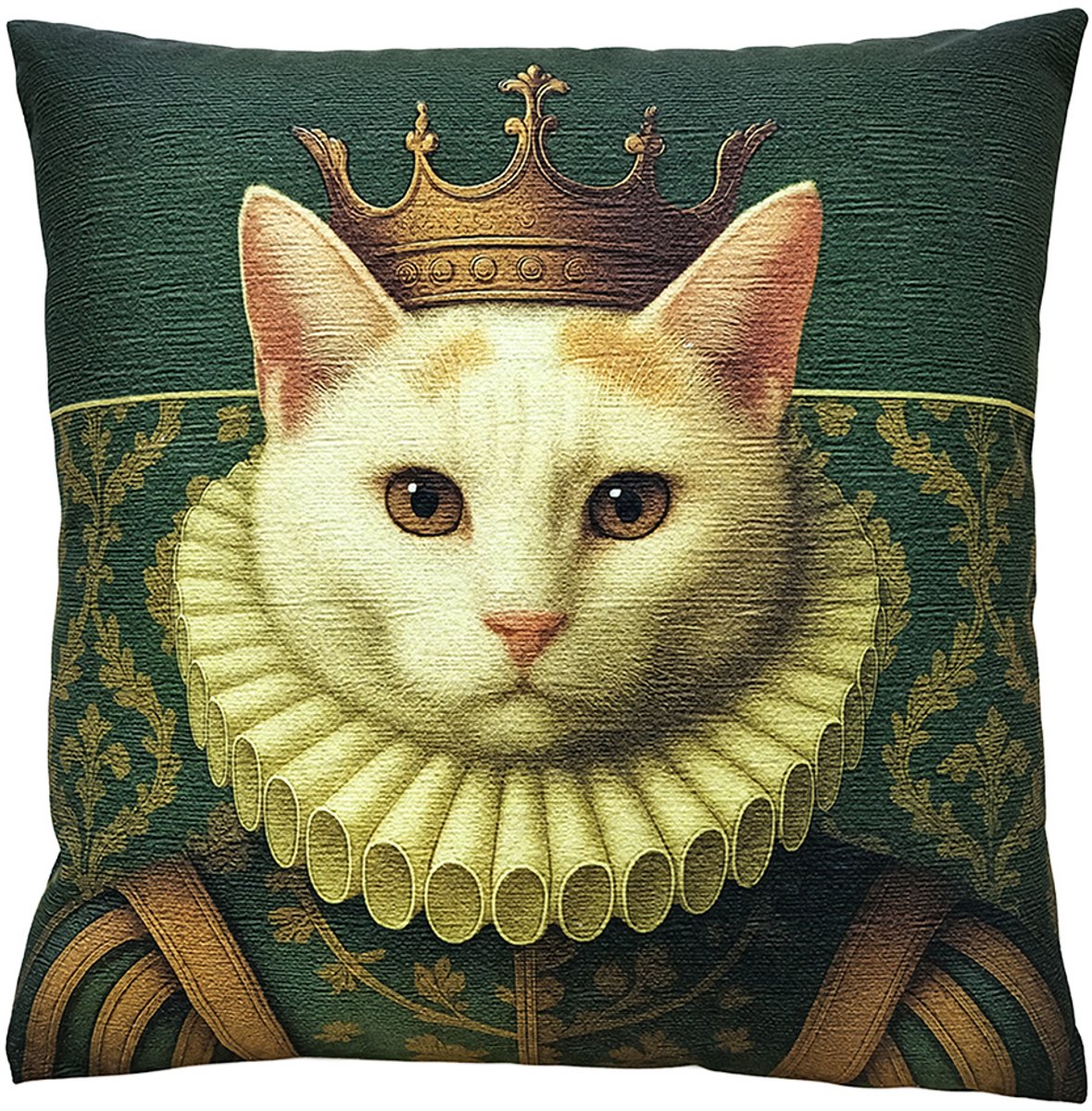Clayre & Eef Sierkussen 45x45 cm Groen Polyester