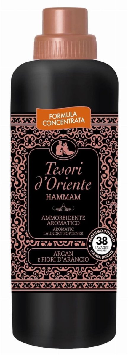 Solidchoice - 6x Wasverzachter met Arganolie en Oranje Bloemen 750 ml