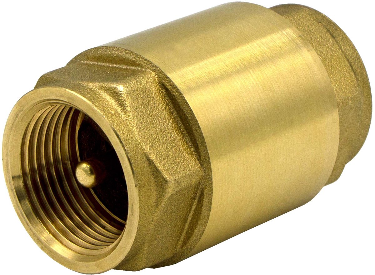 Solidchoice - Terugslagklep 3/4" Messing