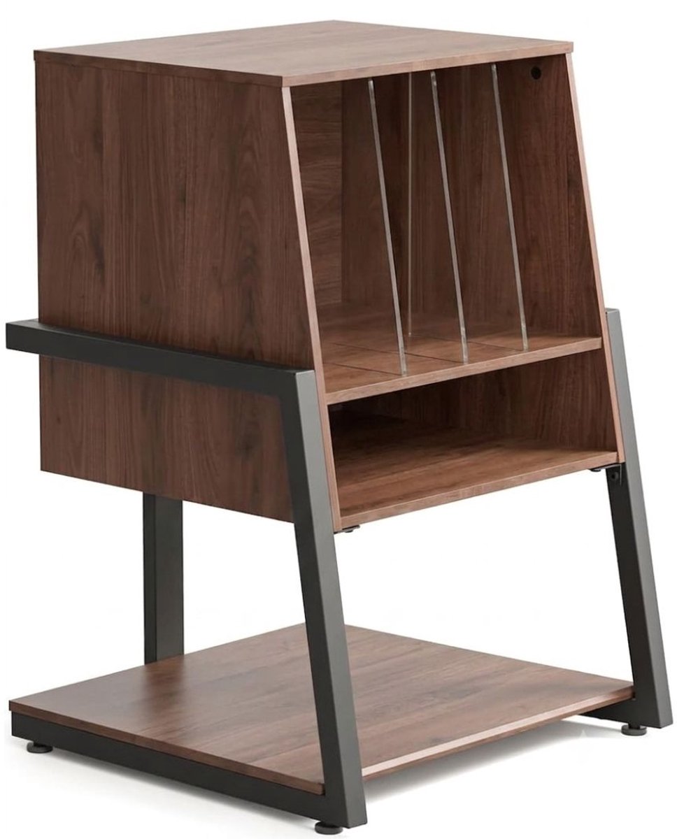 Zavio® Platenspeler Meubel - Platenspeler Kast - LP Houder - Platenhouder