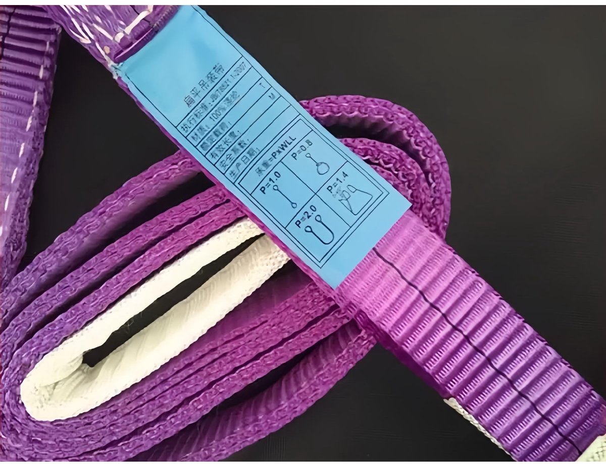 Solidchoice - Lifting Sling Straps van Polyester 1M met 1 Ton Capaciteit