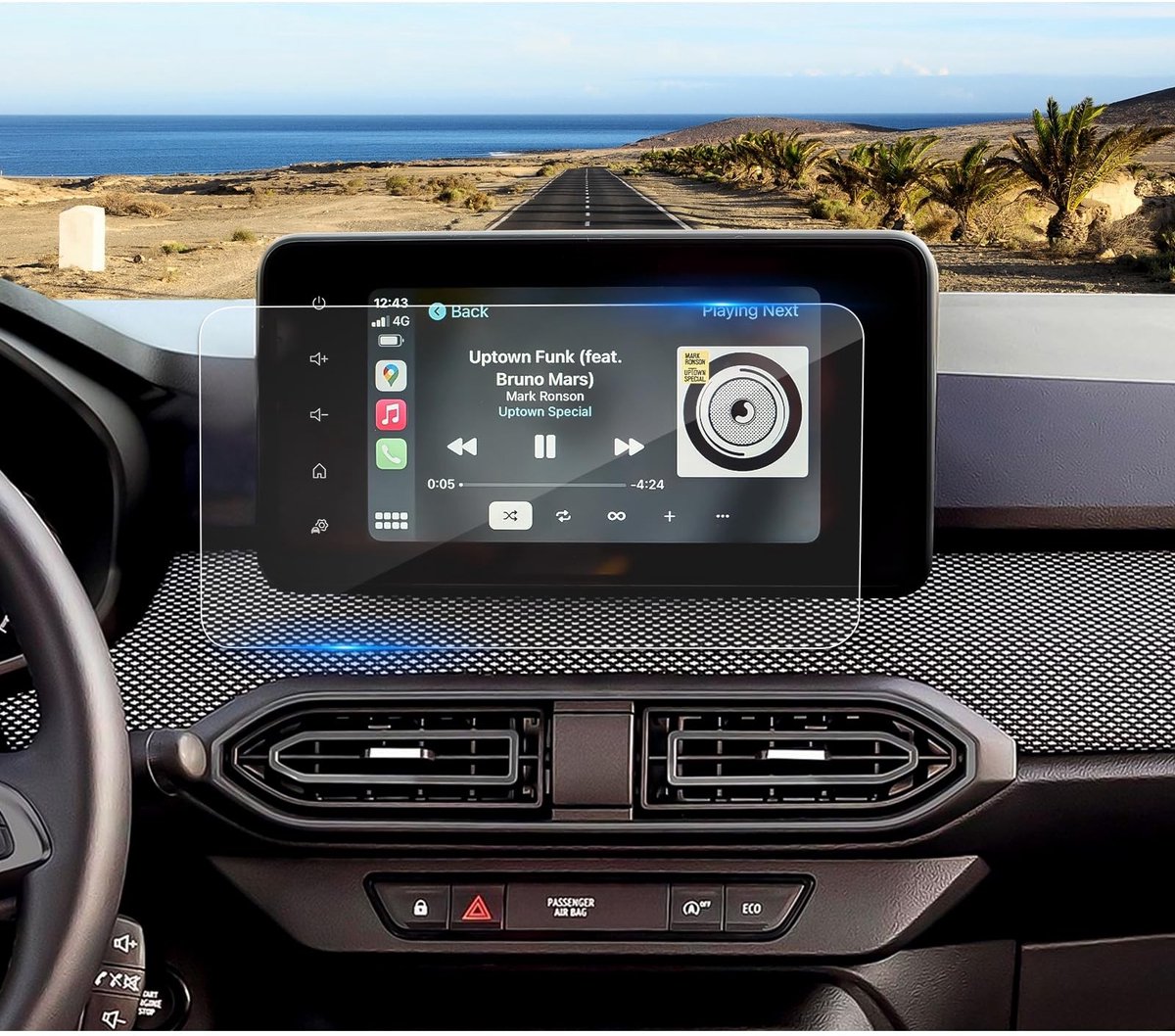 Solidchoice - Navigatie Beschermfolie voor Dacia Jogger/Logan 2021-2024