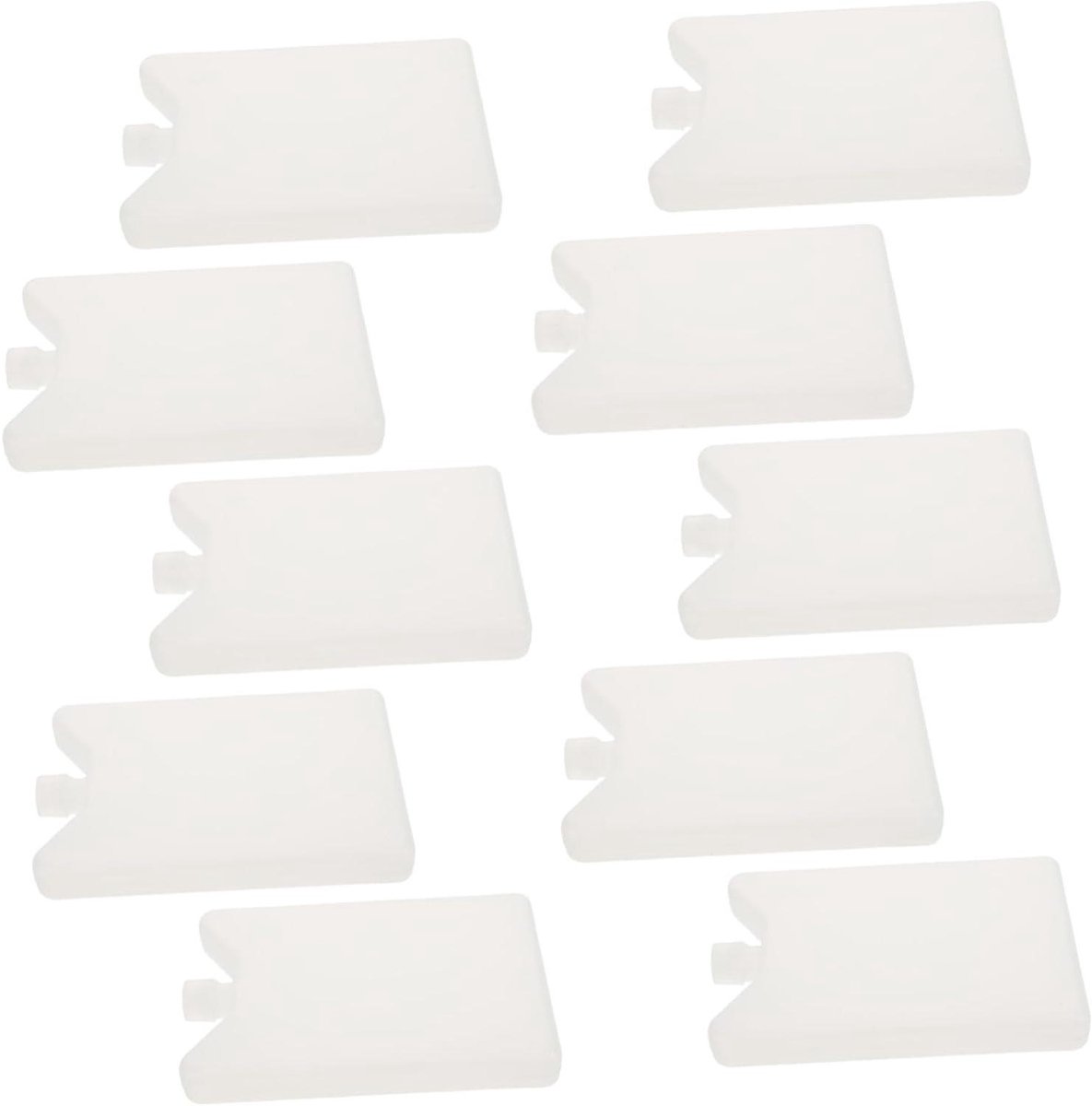 Herbruikbare Koelelementen - Vriesblokken - Transport Koelen - Ventilator Compatibel - 15x10x2 CM - Wit