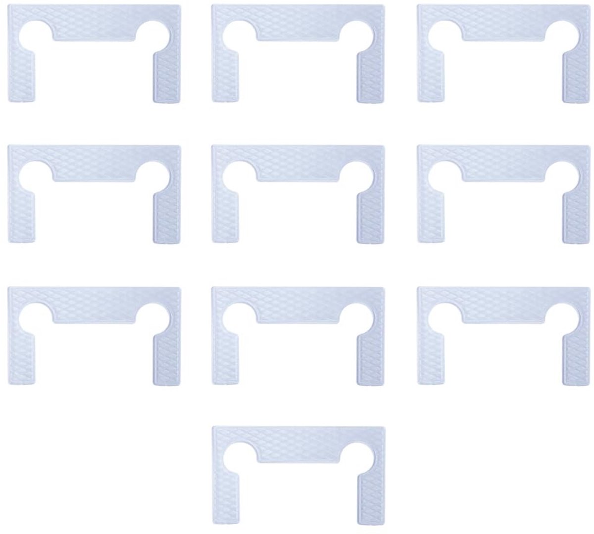 Solidchoice - Set van 10 Vervangingsgaskets voor Badkamerdeuren