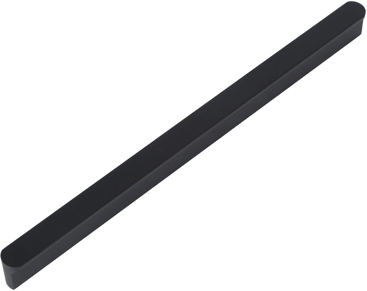 Meubelgreep Louisa mat zwart 202mm - Boorafstand 192mm
