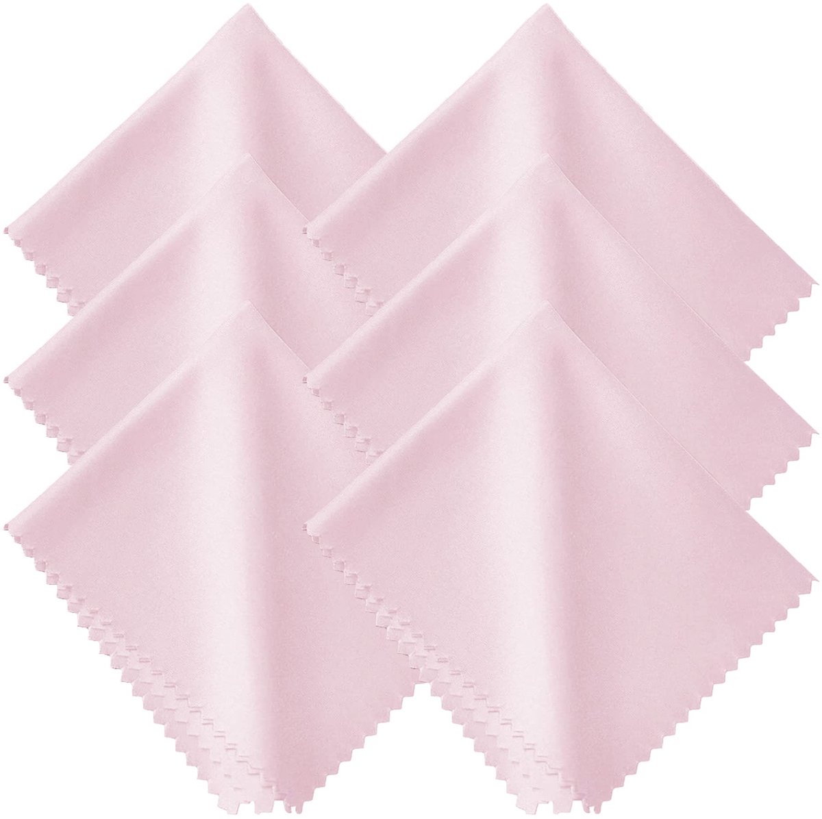 Solidchoice - Microvezel Brillenpoetsdoeken 6-pack Roze