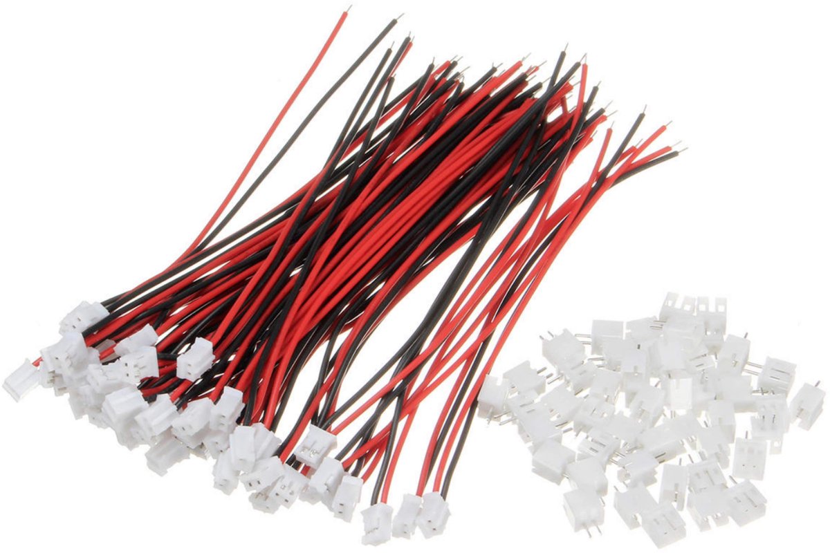 Solidchoice - Set van 10 Mini Micro JST Stekkers met Kabel