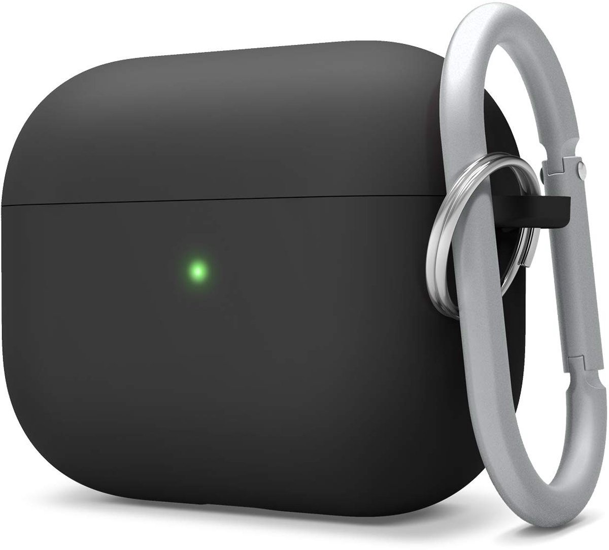 Solidchoice - Vloeibare Hybride Siliconen Hoes voor AirPods Pro met Sleutelhanger
