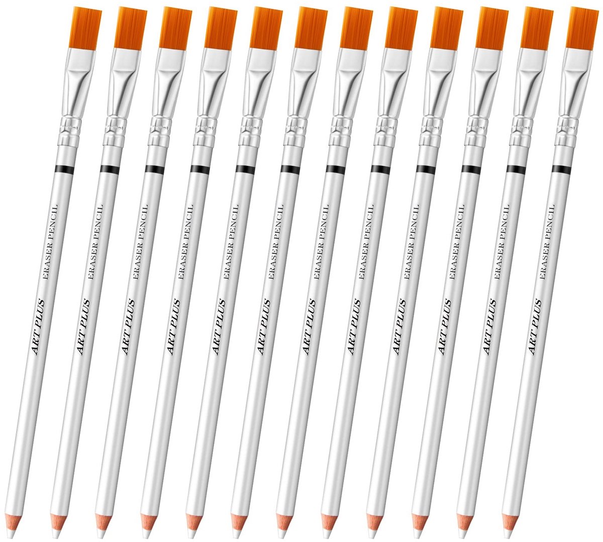 Solidchoice - 12 Stuks Kunstenaars Gum met Penseel voor Tekeningen