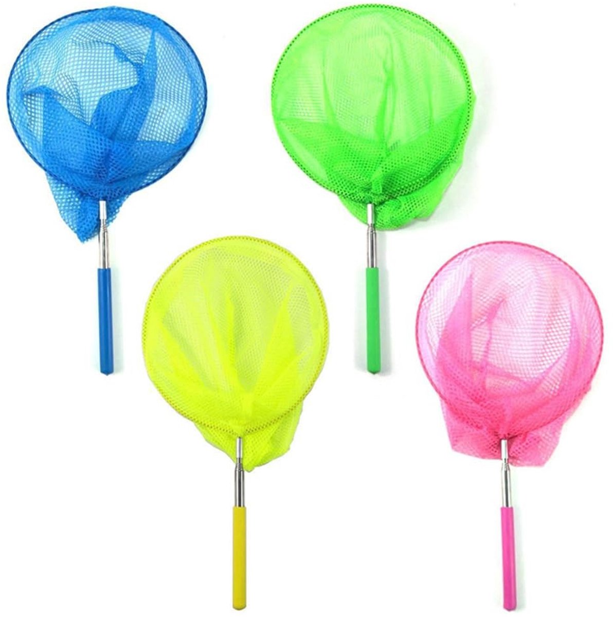 Solidchoice - Set van 4 Telescopische Vlindernetten voor Kinderen