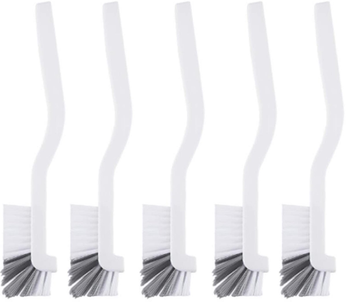Solidchoice - 5 Stuks Gebogen Reinigingsborstels voor Koken en Huishouden