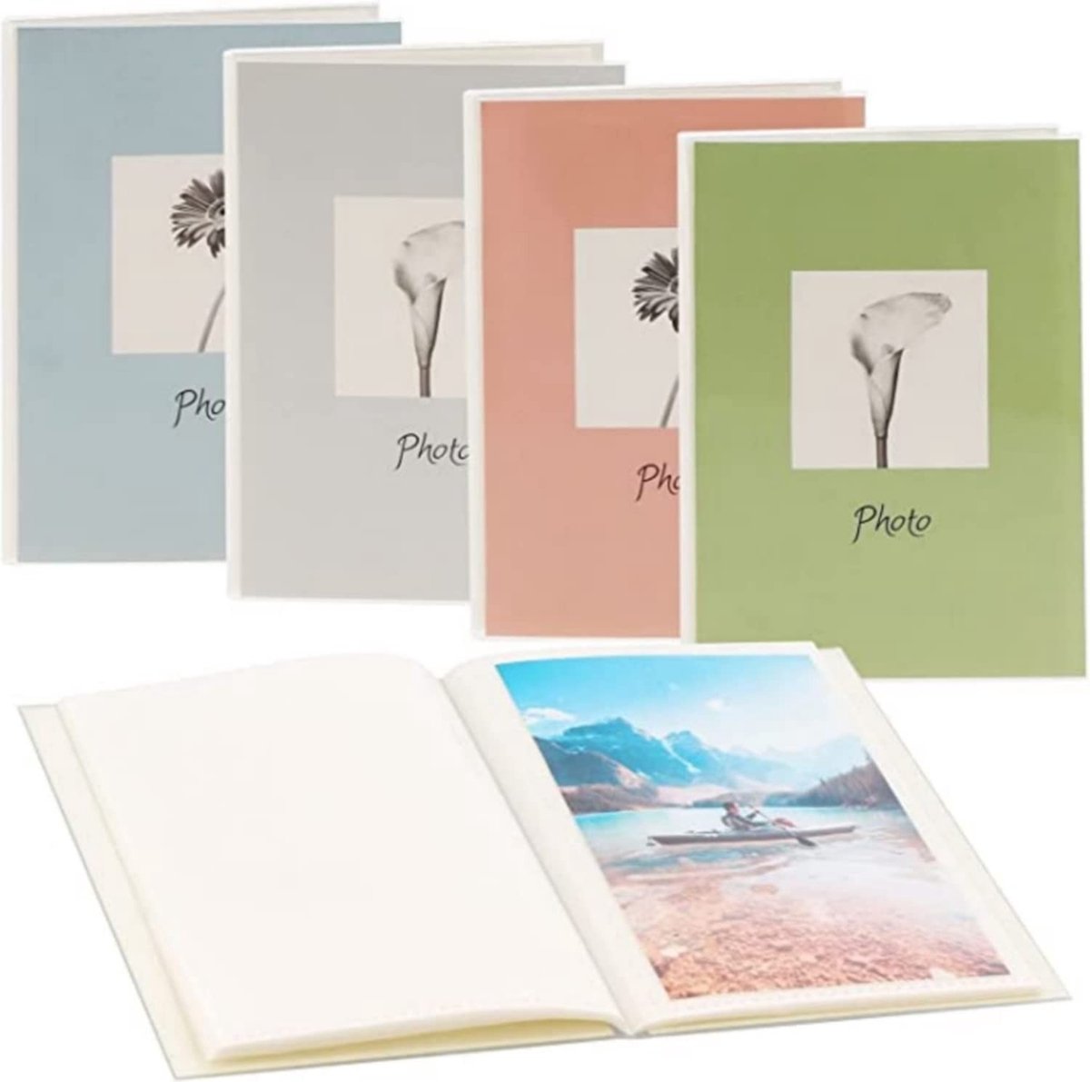 Solidchoice - Fotoalbum 'Susi Pastell' voor 24 Foto's in Pastelkleuren