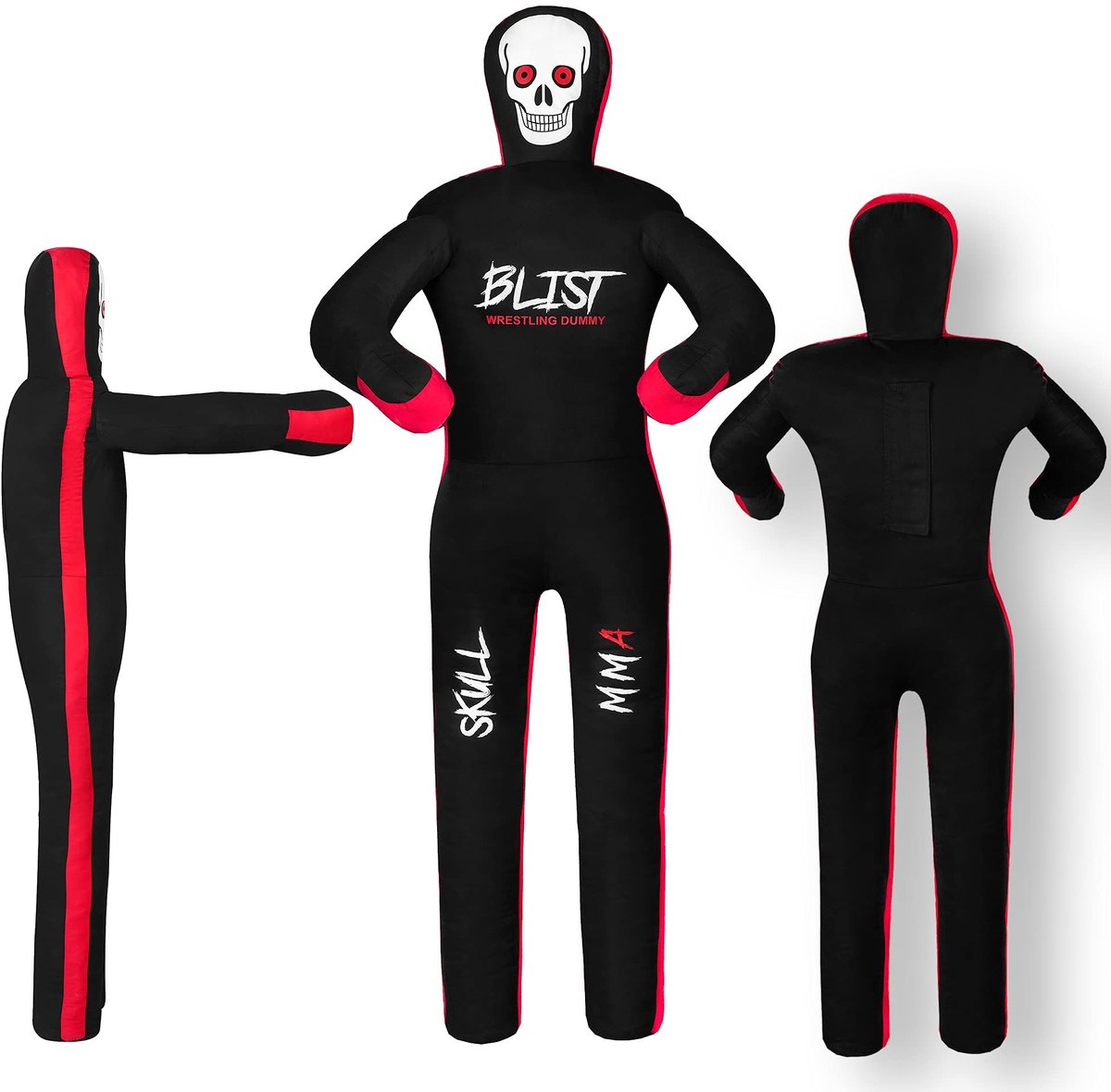 Solidchoice - Grappling Dummy voor Training - 177,8 cm Zwart