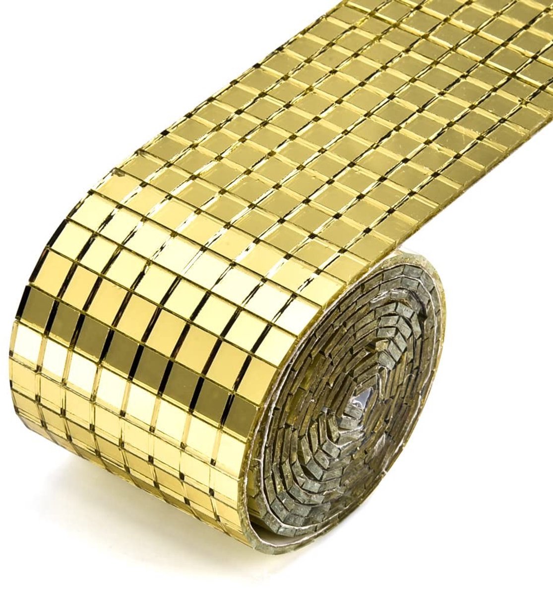 Solidchoice - 2 Rollen Zelfklevende Spiegel Mozaïektegels voor DIY Decoratie