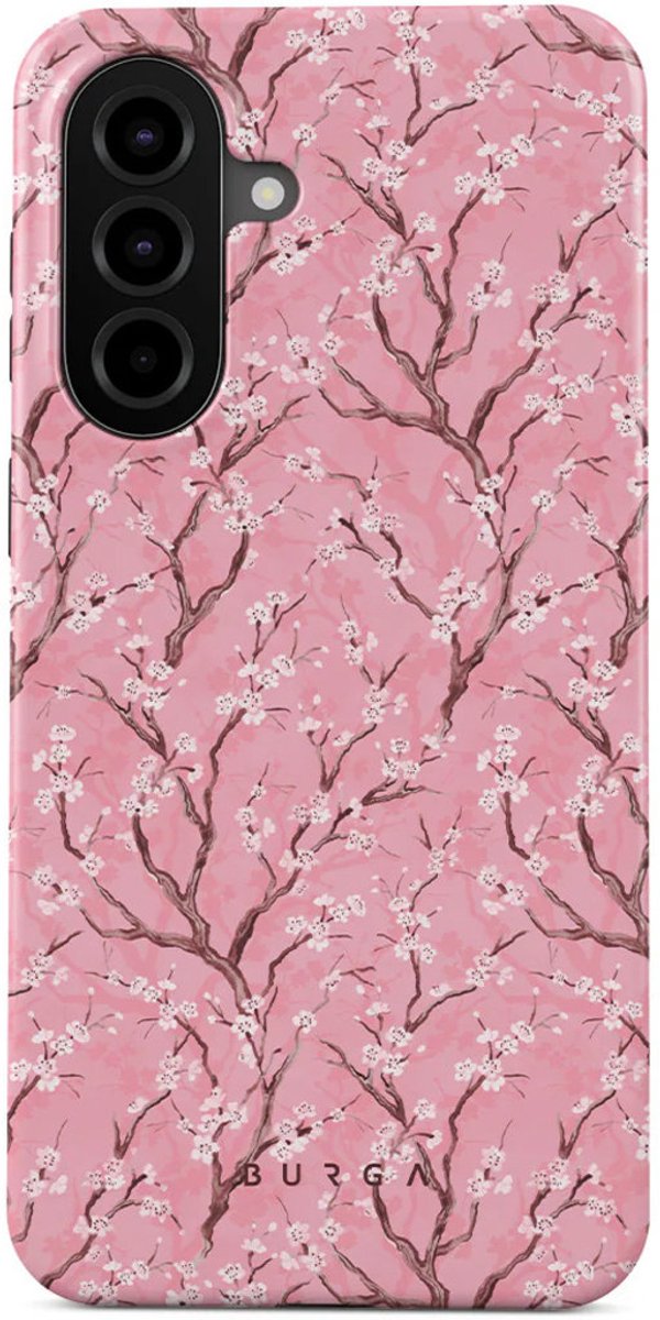 Burga Hoesje geschikt voor Samsung Galaxy A57 Telefoonhoesje Hardcase | Burga Tough Backcover Shockproof | Schokbestendig Galaxy A57 Telefoonhoesje | Anti Shock Proof - Sakura | Roze