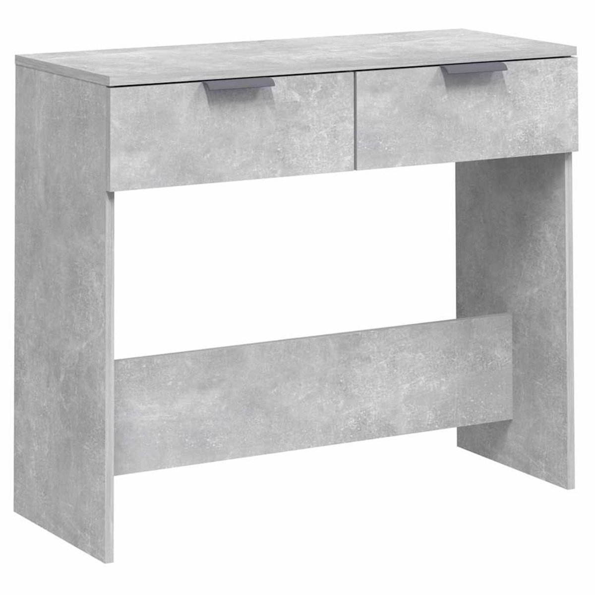 vidaXL Wandtafel - 90x36x75 - cm - bewerkt - hout - betongrijs