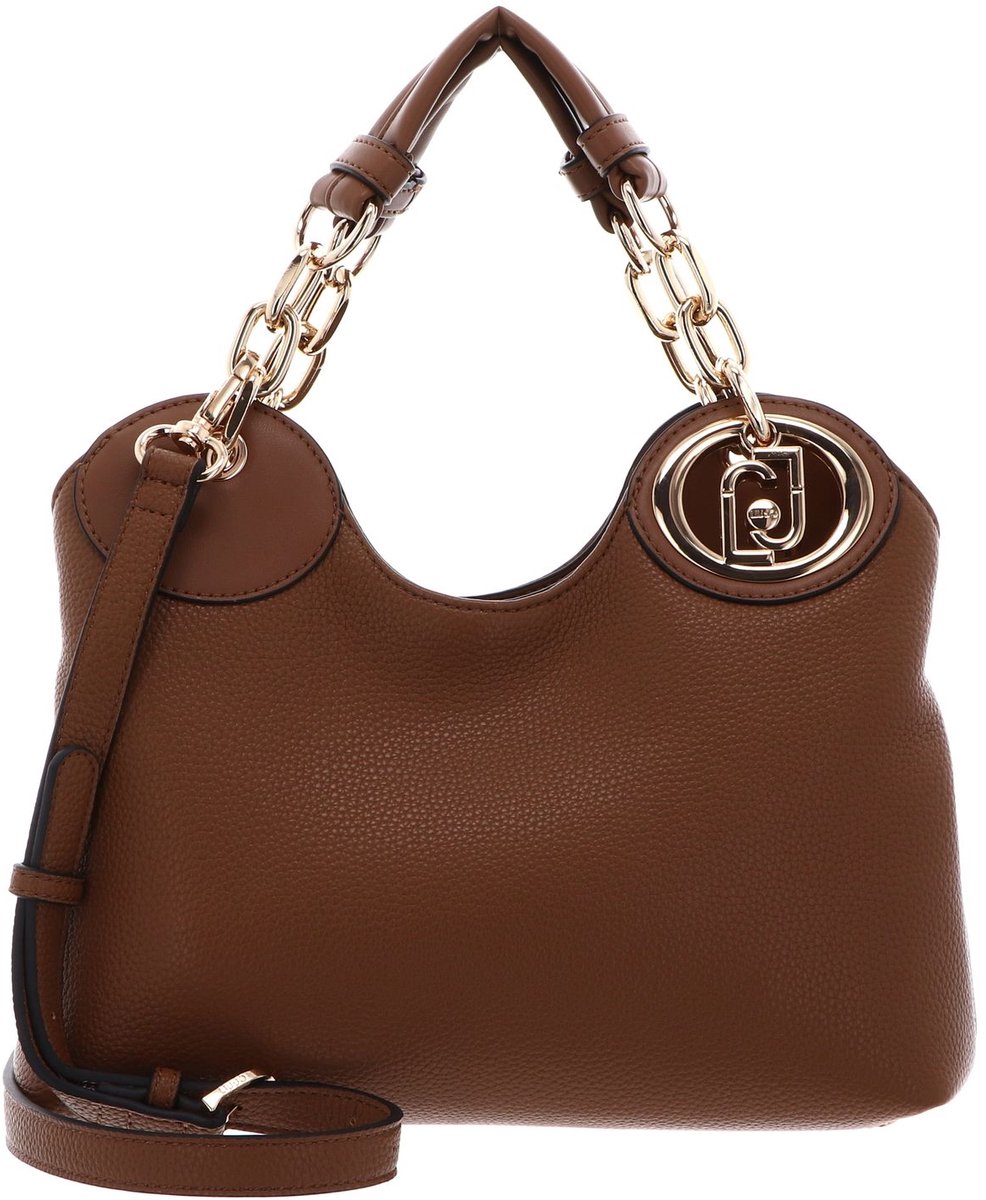 LIU JO handtas schoudertas Faiza ECS Satchel Bag Suede bruine