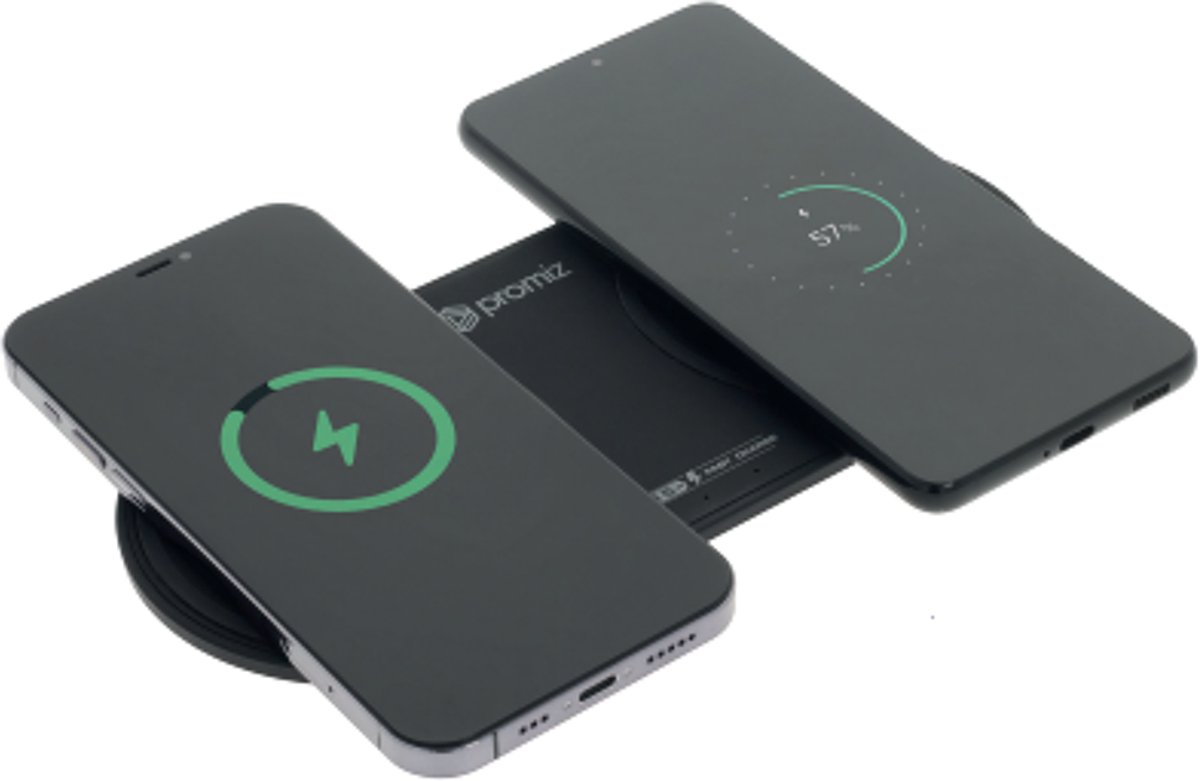 Qi Dual 15W Wireless Fast Charger