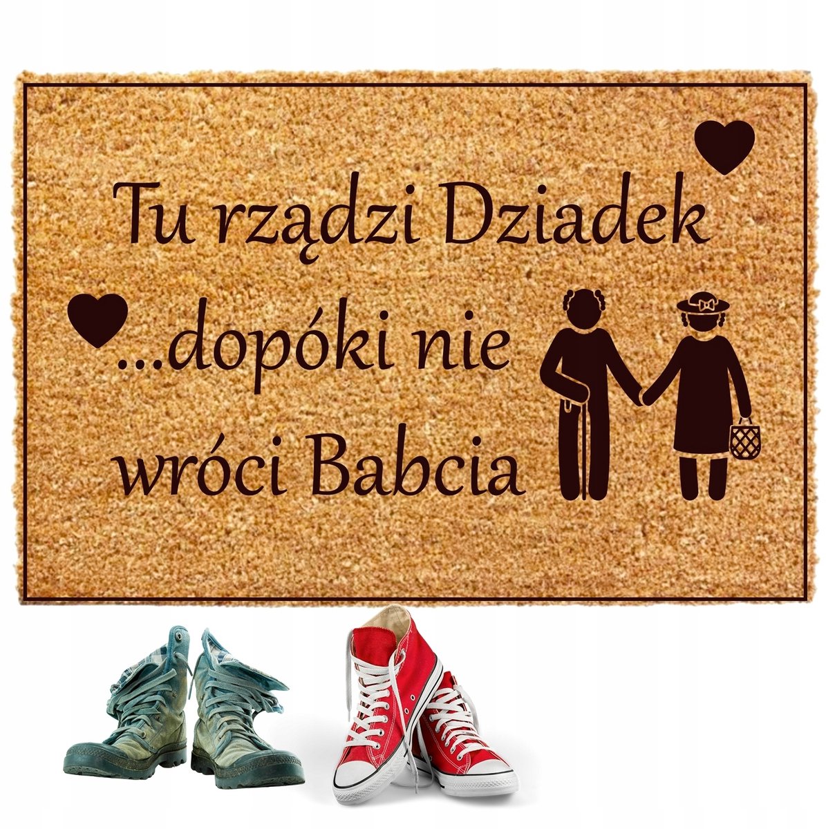 Kokosnoot Wycieraczka 40 x 60 cm - Antislip en Durazam