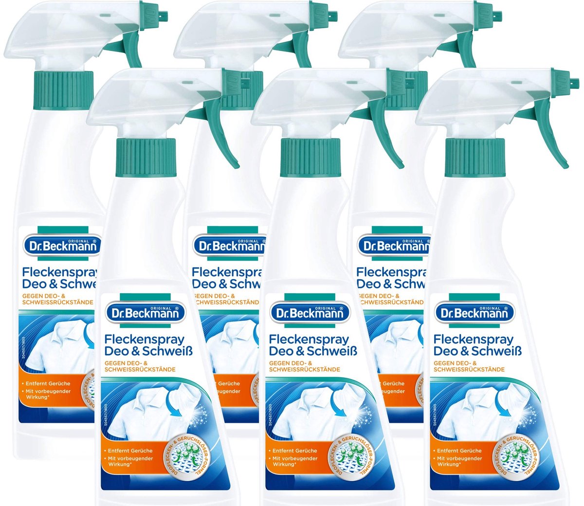 Solidchoice - Vlekspray Deodorant en Zweet 6-pack 250 ml
