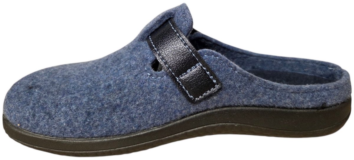 Rohde 6549 52 Open Pantoffels Sloffen Blauw Vilt Dames - Blauw - 38 — cadeau in Mode & Accessoires - foto 4
