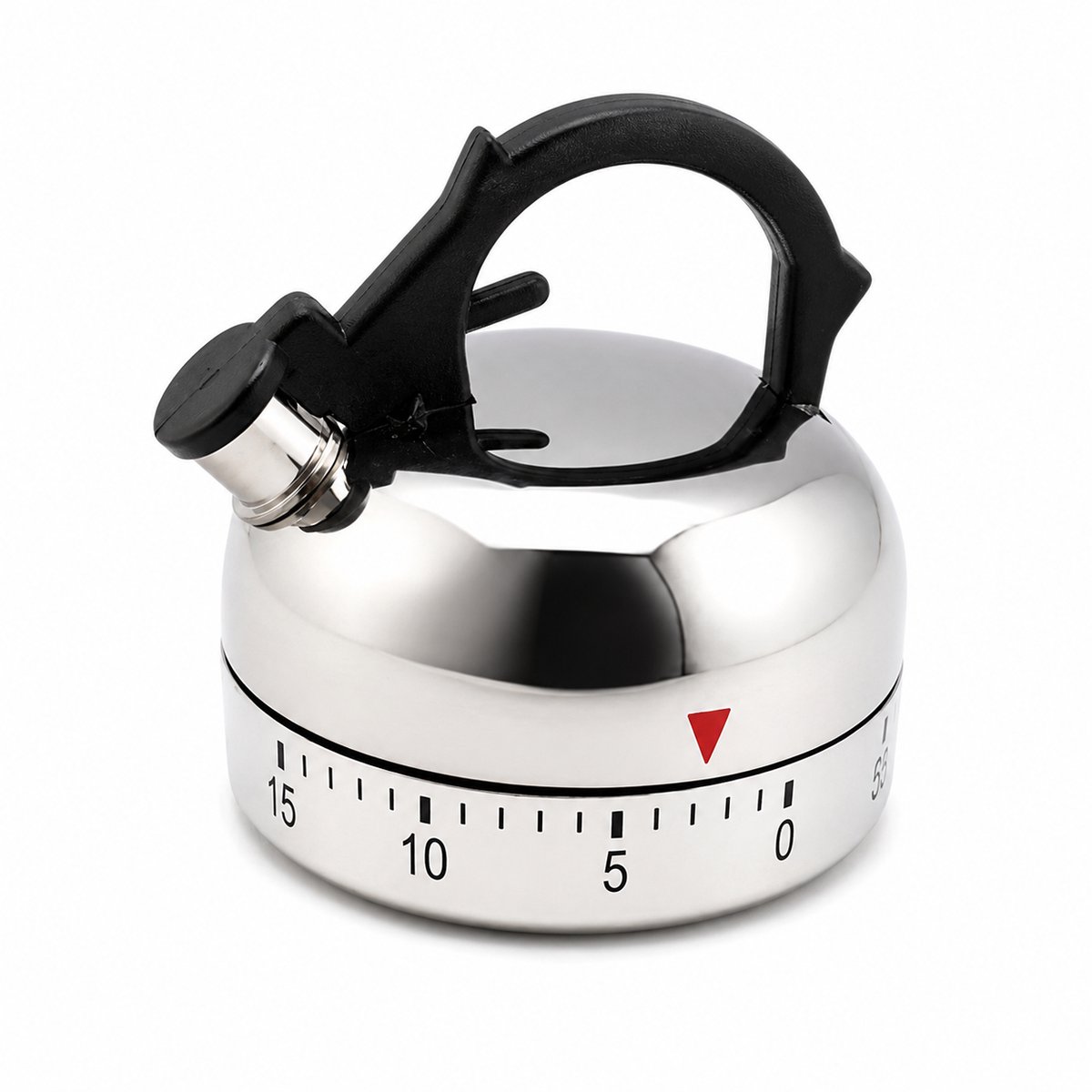 Bobypet - Mechanische Kookwekker Theepot - Analoge Keukentimer 60 Minuten - Decoratieve Eierwekker voor Koken en Bakken - Uniek Keukengadget en Cadeau