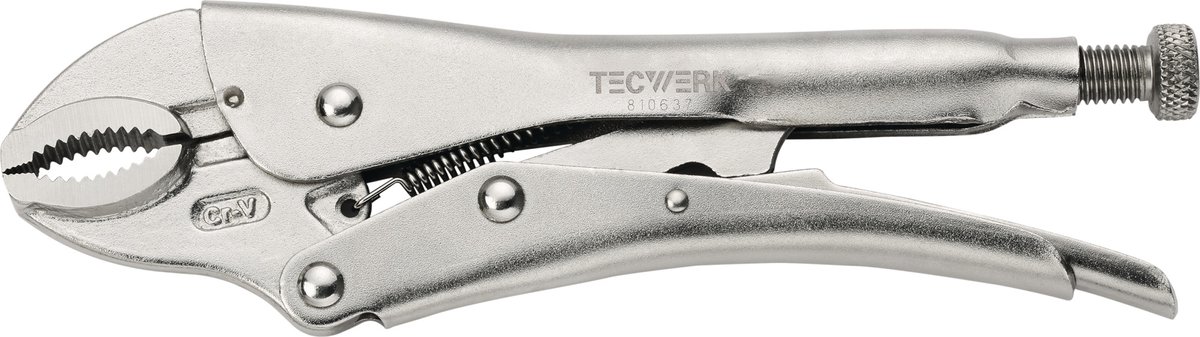 Griptang totale lengte 180mm spanwijdte max. 35mm TECWERK