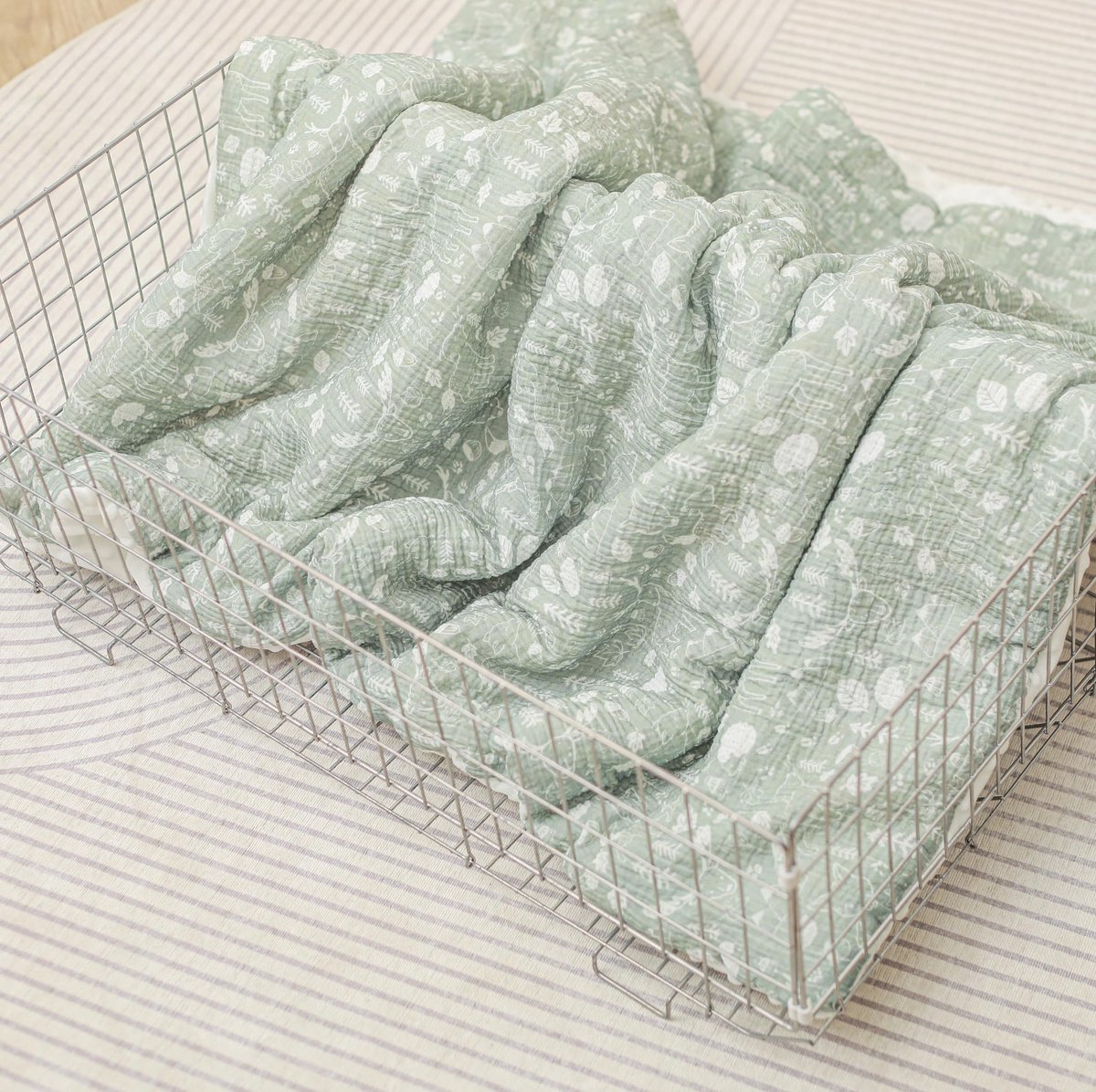 Solidchoice - Babydeken 100x135 cm - Zachte Minky Katoen en Muslin Oeko Tex