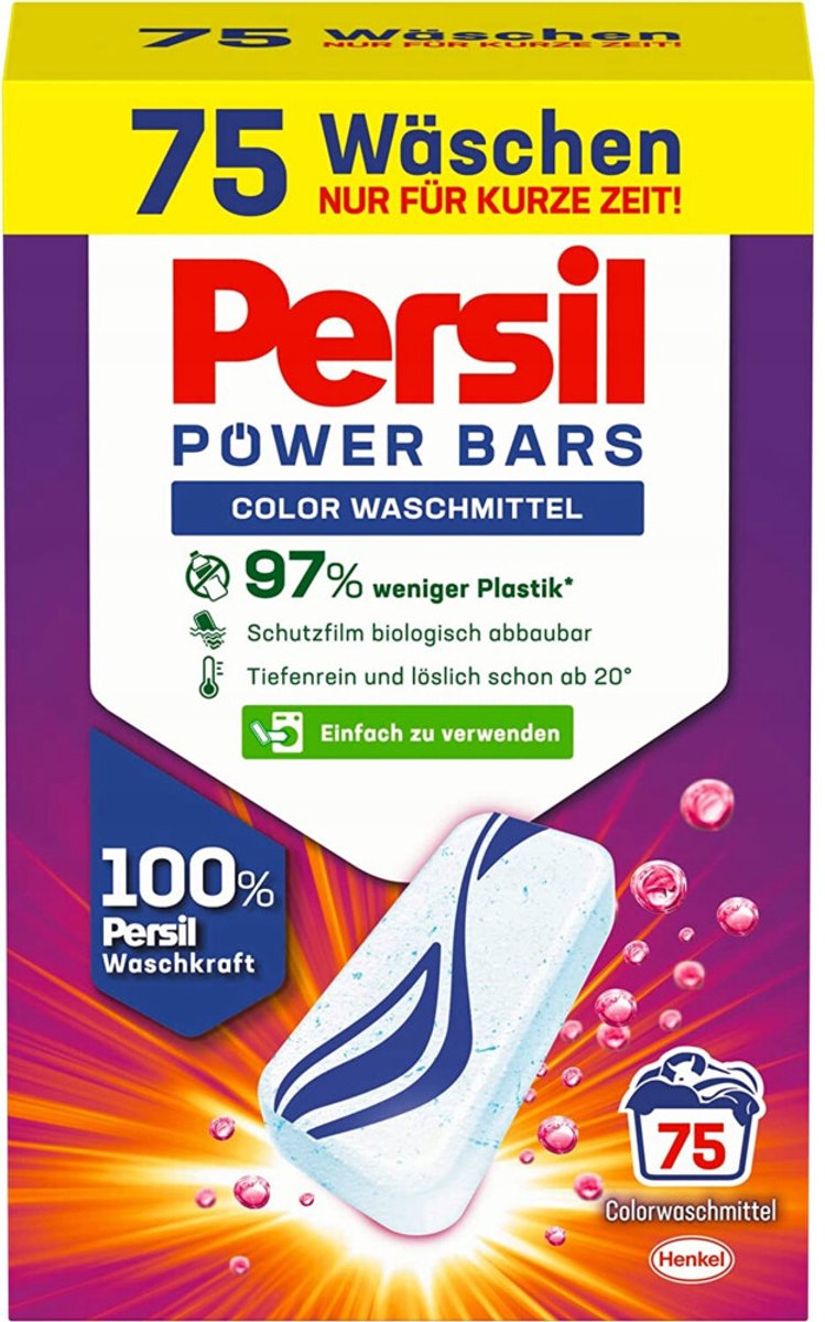 Persil Power Bars Color - 3 x 75 stuks - Voordeelverpakking